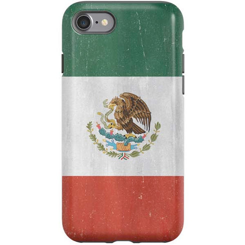 Mexico Flag Distressed iPhone SE (2nd & 3rd Gen) Pro Case